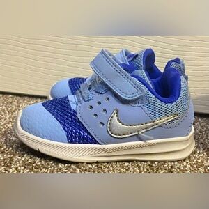 Nike Shoes Toddler Size 5C Downshifter Blue Hook And Loop 869971-400